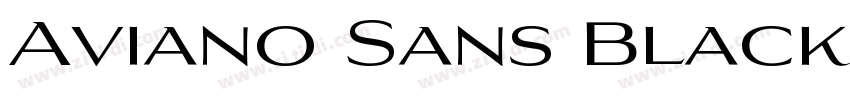 Aviano Sans Black Re字体转换
